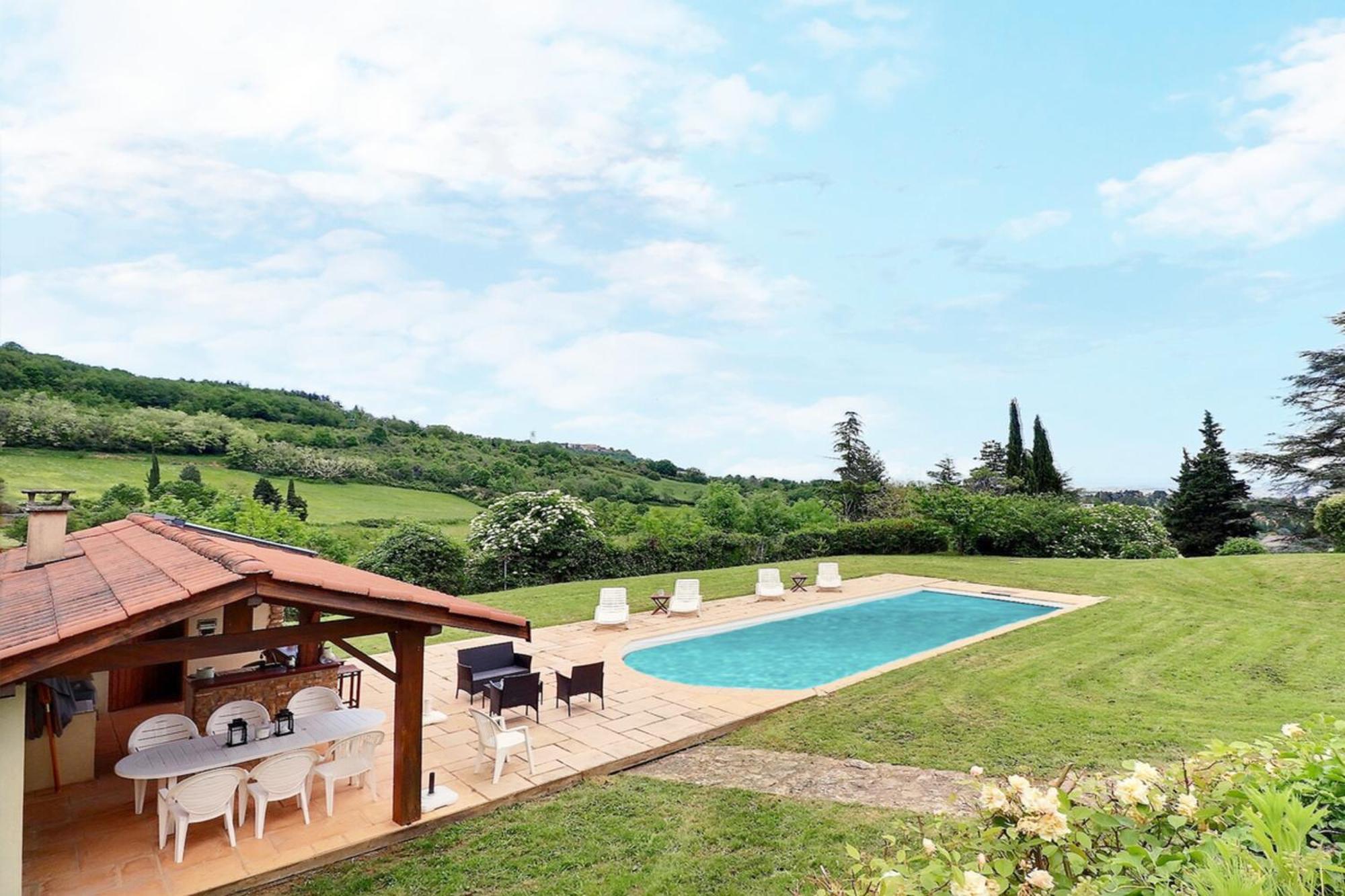 Saint-Fortunat - Authentic Home With Pool - Saint-Didier-Au-Mont-D'Or Kültér fotó
